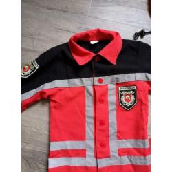 Brandweerpak verkleedkleding mt 128