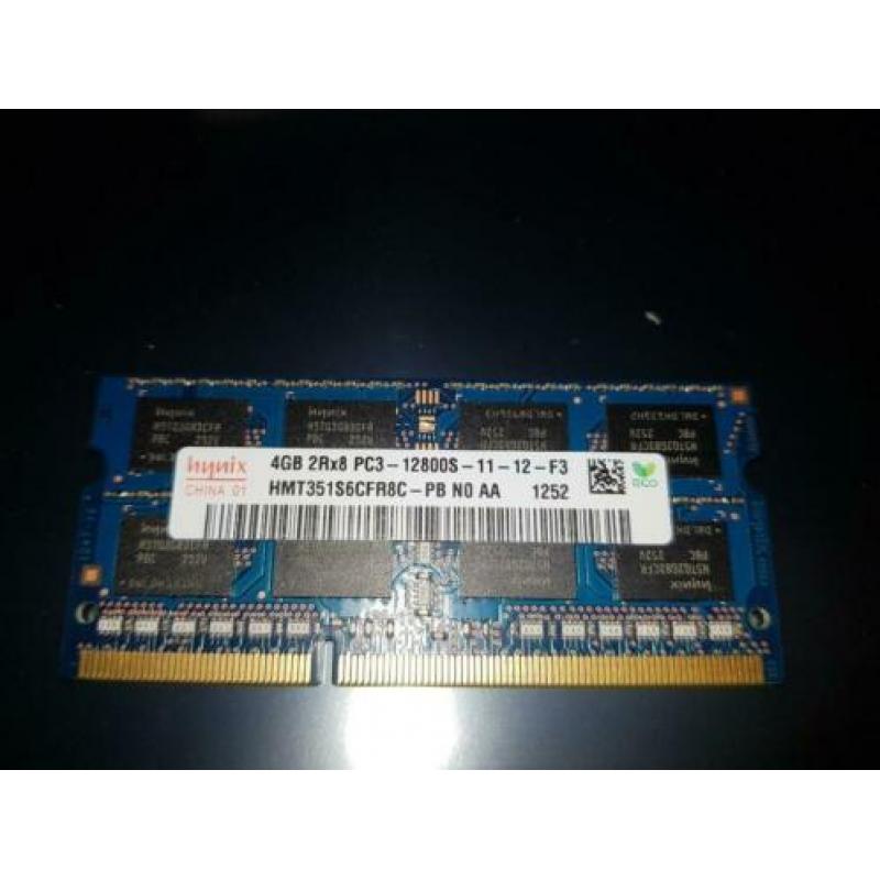 4GB DDR3 1600Mhz PC3-12800 Hynix 2RX8 Nieuw