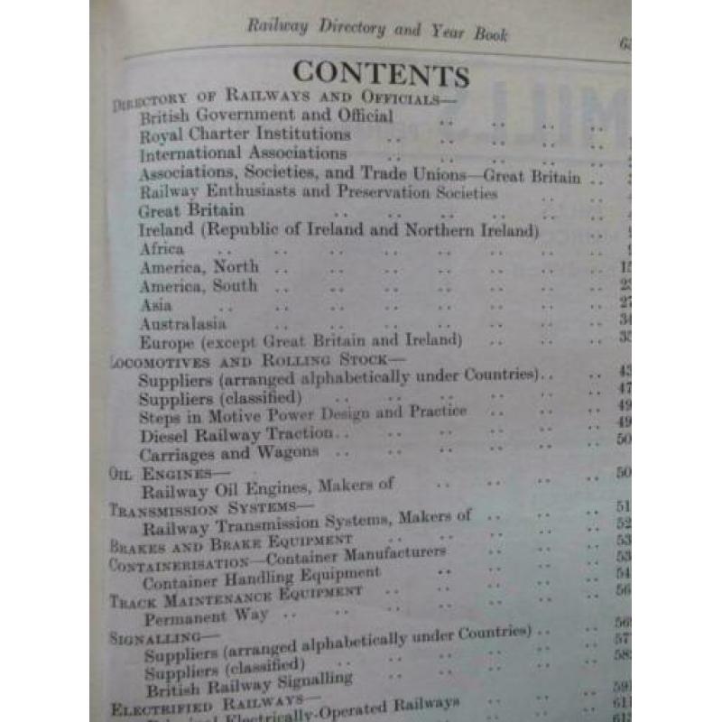 Railway Directory & Year Book 1969- 1970.