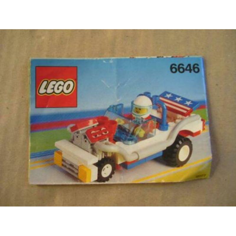 Lego set 6646 race auto compleet met bouwboekje