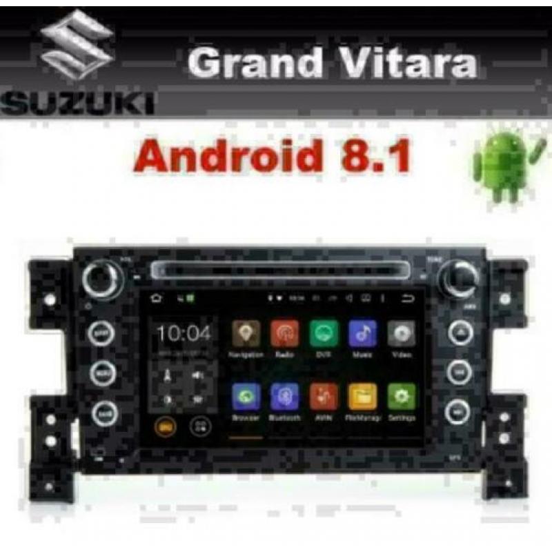 Suzuki Grand Vitara radio navi android 8.1 wifi carplay dab+