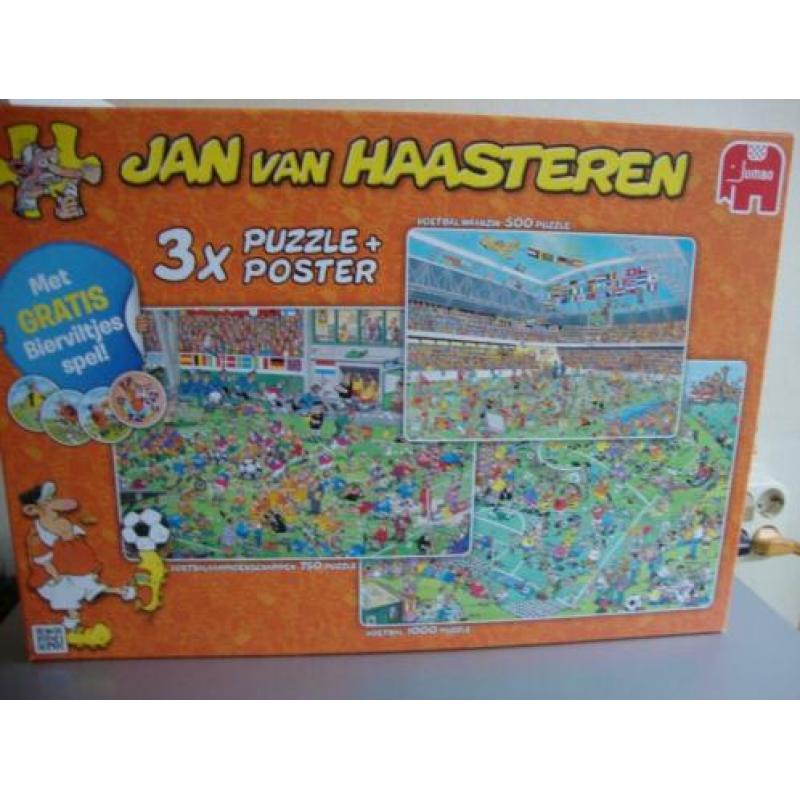 Jan van Haasteren Voetbal, 500, 750 en 1000 stukjes
