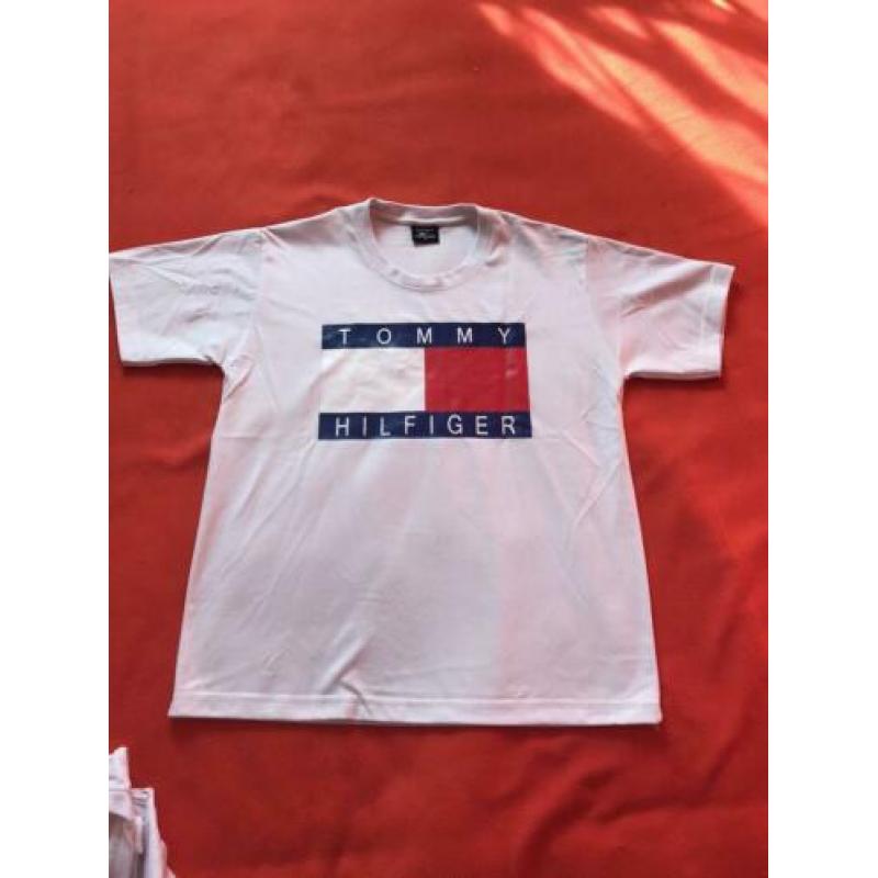 Witte t-shirts Tommy Hilfiger, maat S