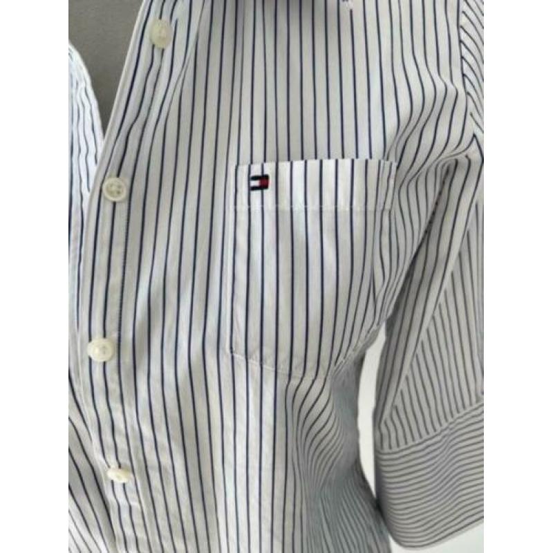 Tommy Hilfiger streep blouse wit/blauw. ALS nieuw!