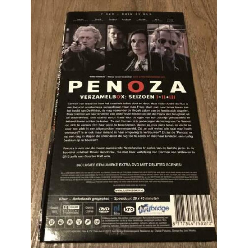 Penoza verzamelbox seizoen 1+2+3 Luisterboek 7 DVD’s 22 uur