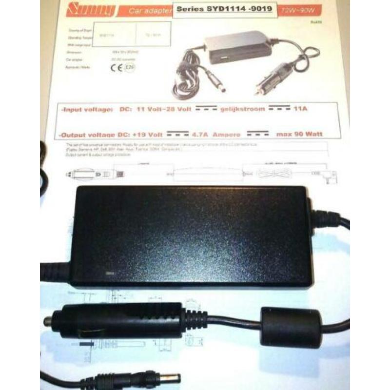 SYD1114-9019 Notebook DC Converter DC 19V 4.7A 90W Adapter