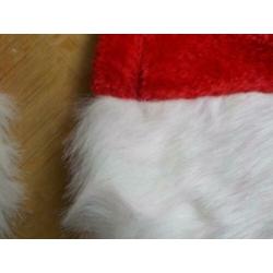 Nieuw! 2x Kerstmuts kerstmanmuts 64 cm lengte 30 cm omtrek