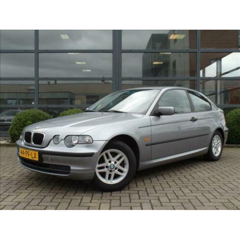 BMW 3 Serie 316ti Black&amp;Silver 173.000KM! * Trekhaak*