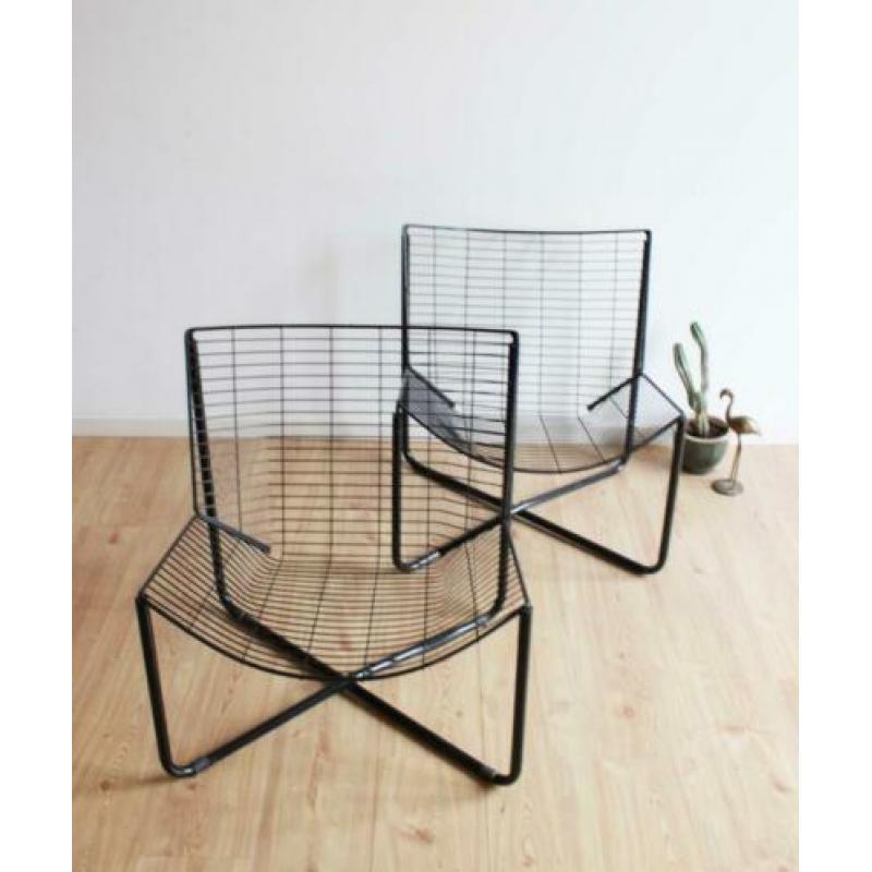 2 vintage draad stoelen - Niels Gammelgaard - Jarpen -IKEA