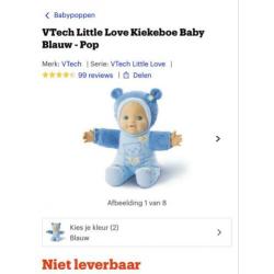 Nieuw...!!! Vtech Kiekeboe Baby pop