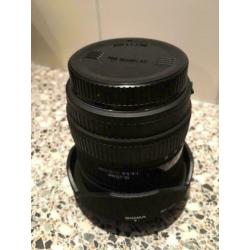 Sigma 10-20 mm objectief incl filter