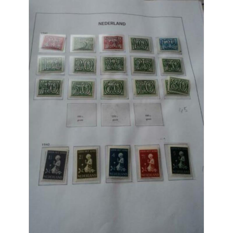 postzegels nederland 1852 tot 1944