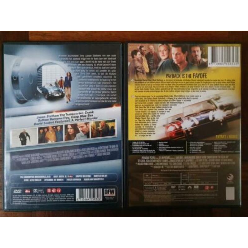 8x Jason Statham Dvd Set Actie Thriller Killer Elite