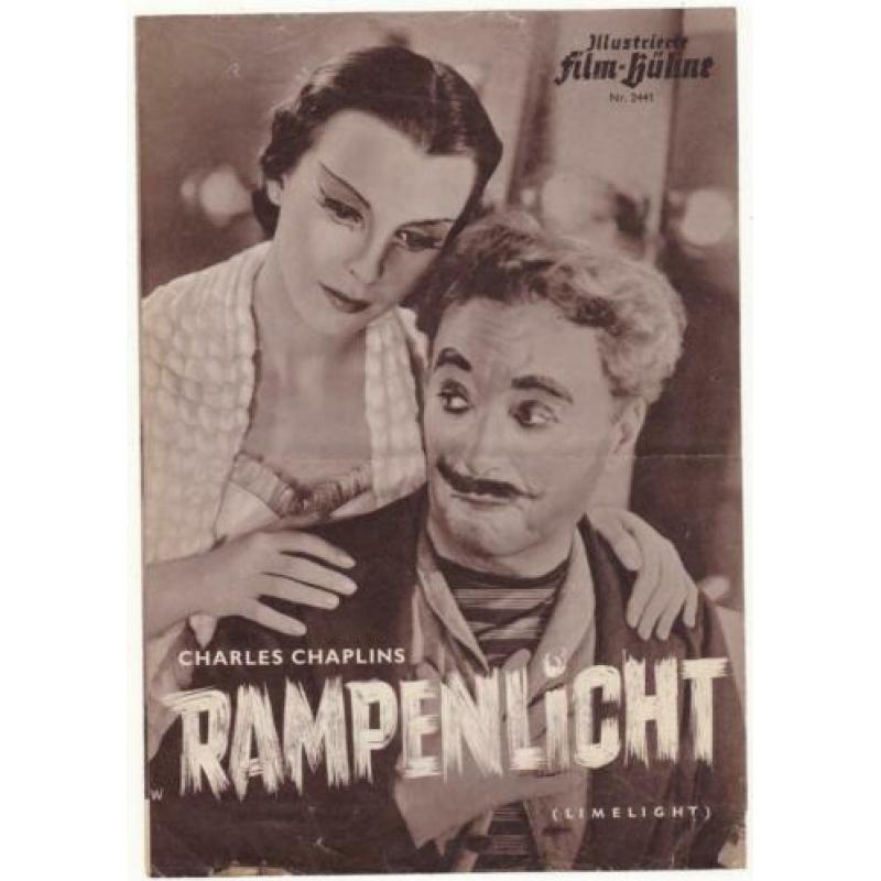 Filmprogramma: "Limelight", Charlie Chaplin & Claire Bloom