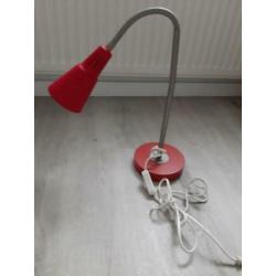 Ikea tafellamp of Bureaulamp Rood