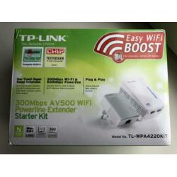 2x TP-LINK WPA4220 KIT WiFi extender via stopcontact
