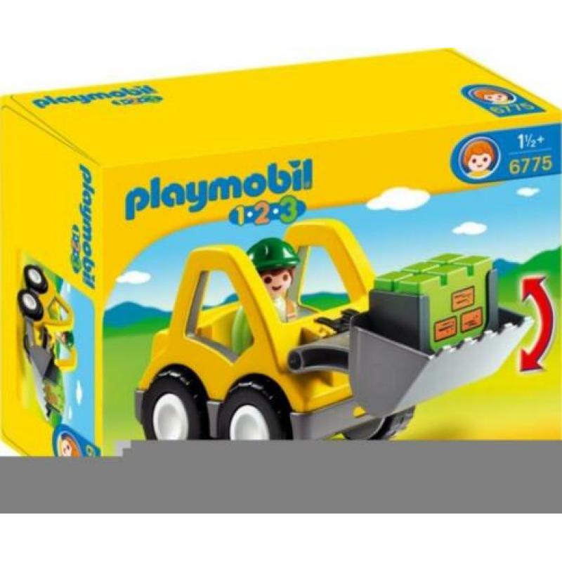 Playmobil 123 Graafmachine met werkman 1.2.3 - 6775