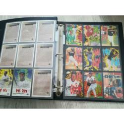 Collectie baseball trading cards, jaren 90