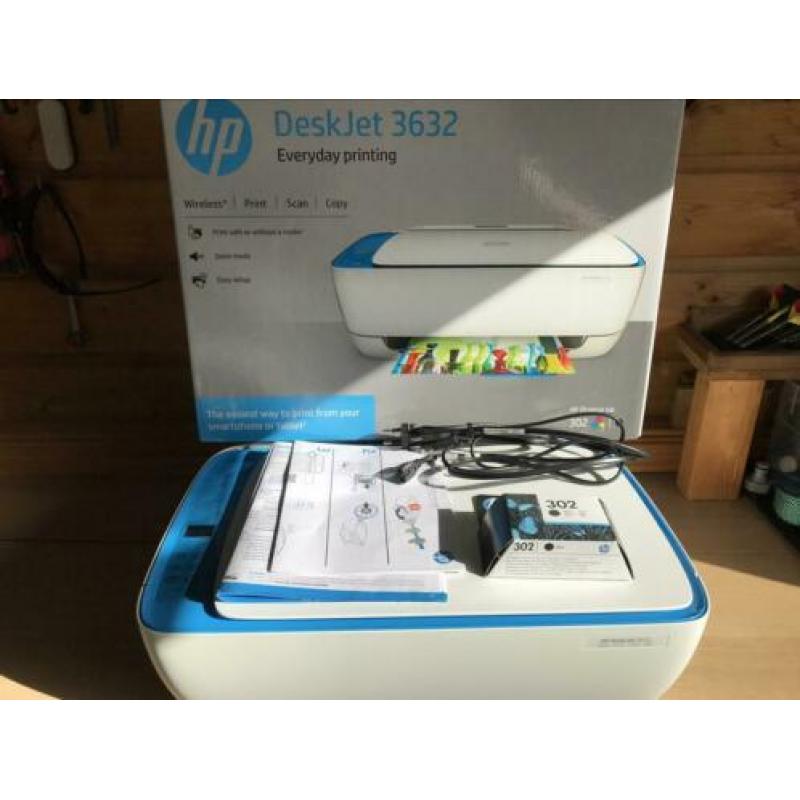 HP Deskjet WIFI All In One Printer + Nieuwe Cartridge + Doos