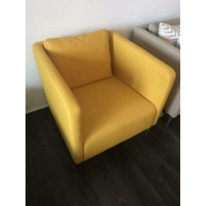 Ekero Ikea fauteuil geel
