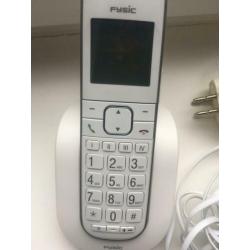 Dect telefoon senioren / ouderen Fysic FX-9000 grote toetsen
