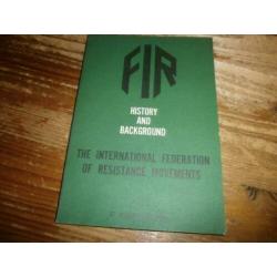 FIR international federation resistance movements zeldzaam