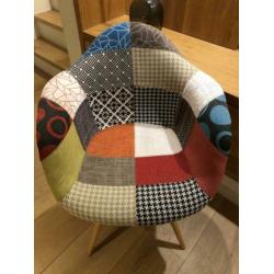 Prachtige ‘patchwork’ stoel