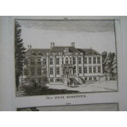 Het Huis Zoestdyk Paleis Soestdijk gravures 1757