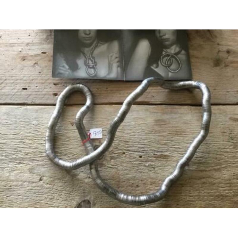 Dames ketting zilverkleurig 3 stuks snake kettingen