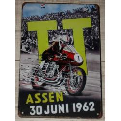 TT Assen - Motorsport : Bord Classic Style TT Assen, 1962