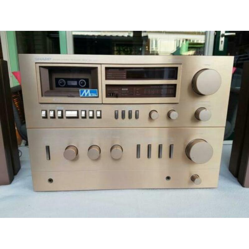 Vintage sharp fm/am stereo receiver deck sc-12 50