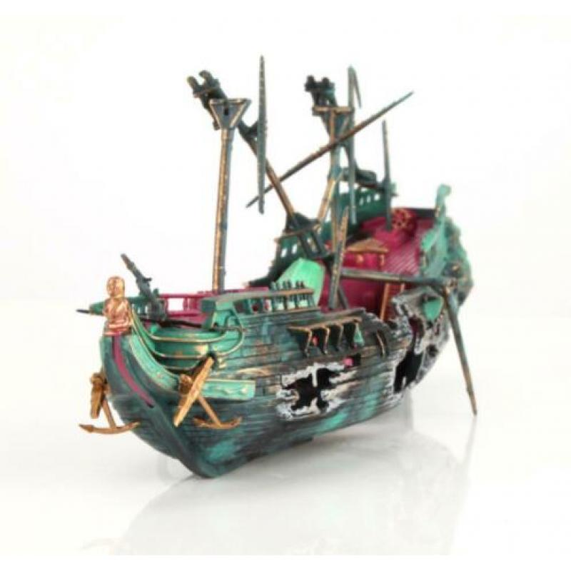 Schip Ornament / Decoratie Vissen Boot Sier Wrak