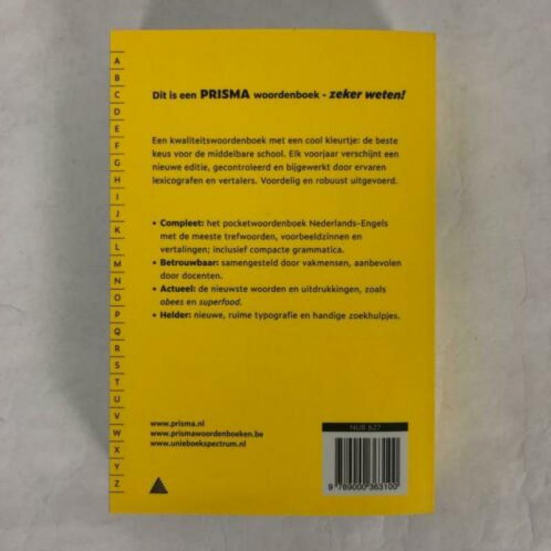 Woordenboek Prisma Nederlands Engels ISBN 9789000363100