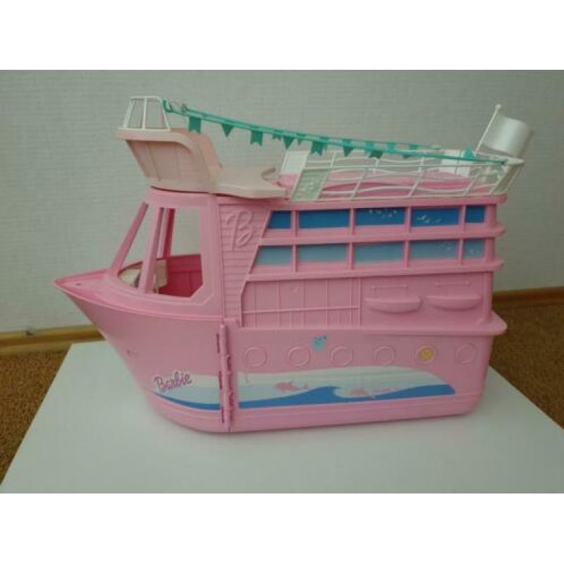 Barbie cruiseschip roze boot accessoires cruise schip mattel