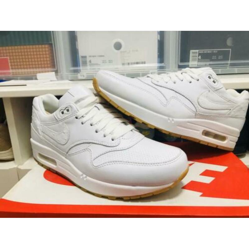 Nike air max 1 leather pa white gum 41