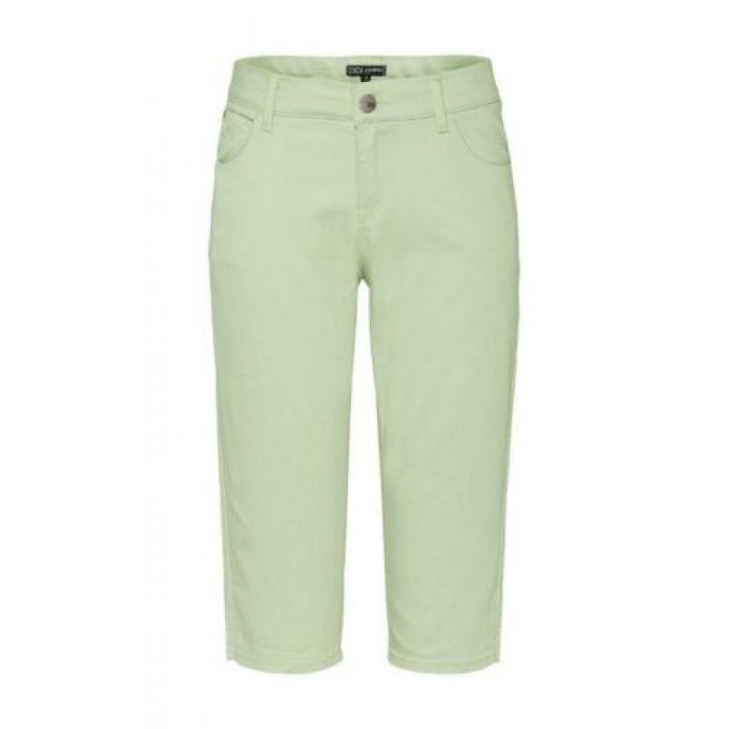 NIEUW! Turquoise 5-pocket capri jeans/broek van Didi maat 48