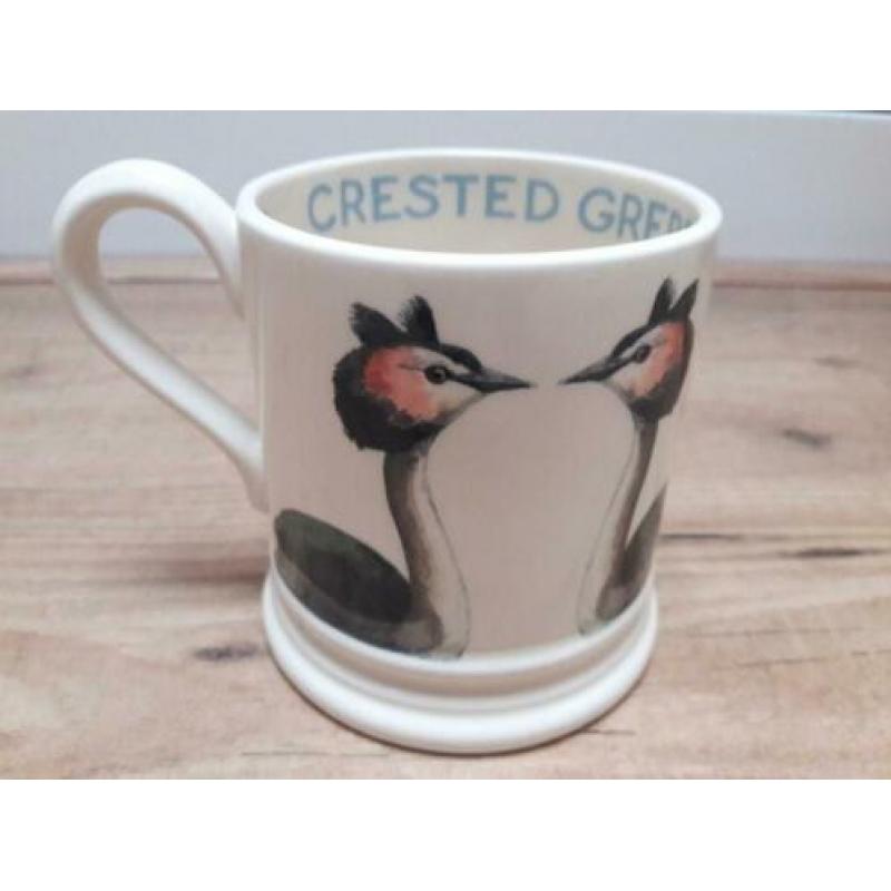 Emma Bridgewater Birds Crested Grebe half pint mug