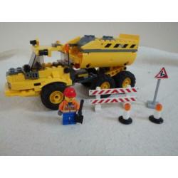 Lego 7631 city kiepwagen/ dumper, compeet met boekjes
