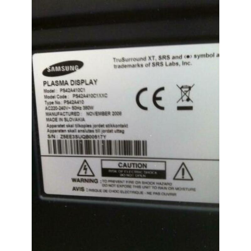 Samsung Plasma 42 inch (106 cm) serie 4
