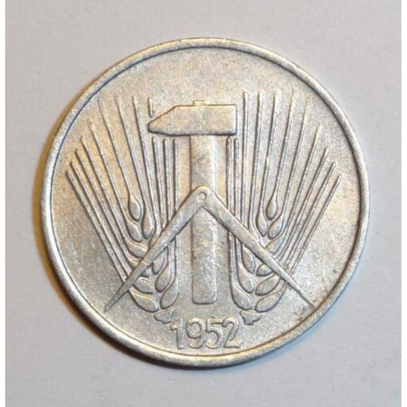 Munten DDR - Oost-Duitsland, 1952-1975