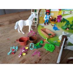 Playmobil manege spullen paarden van adventskalender