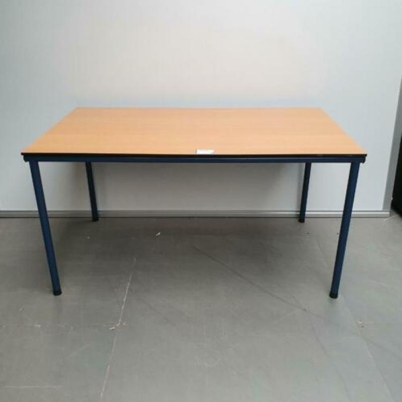 rechthoekig bureau werktafel 140x80 cm trespa blad