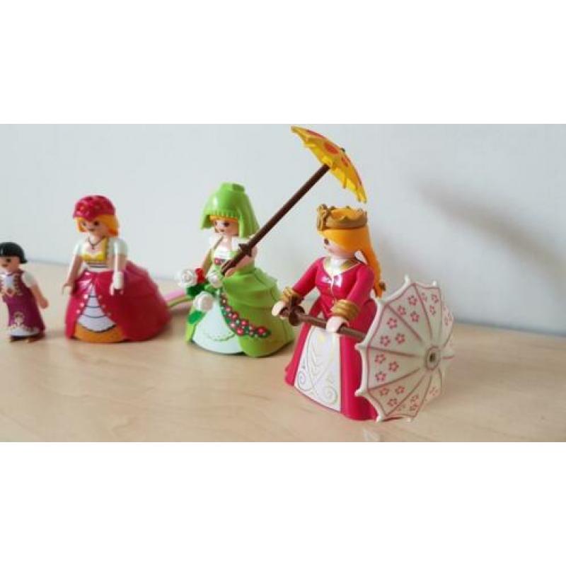 Playmobil jonkvrouwen met prinsesje