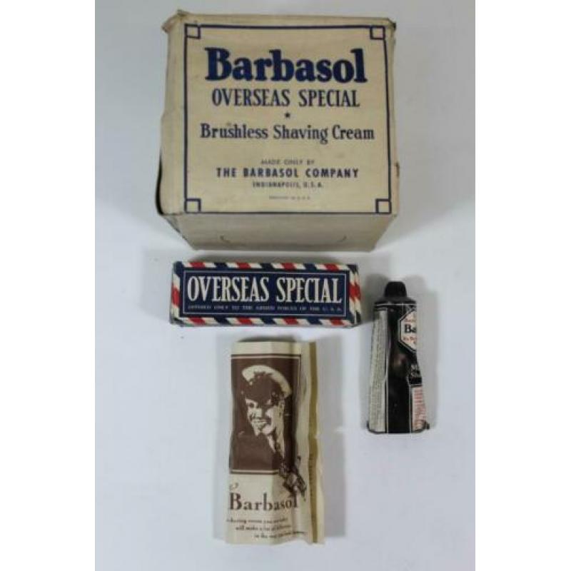 US WWII | Barbasol Shaving Cream | Overseas Special