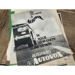 20 autoradio advertenties jaren 60/70