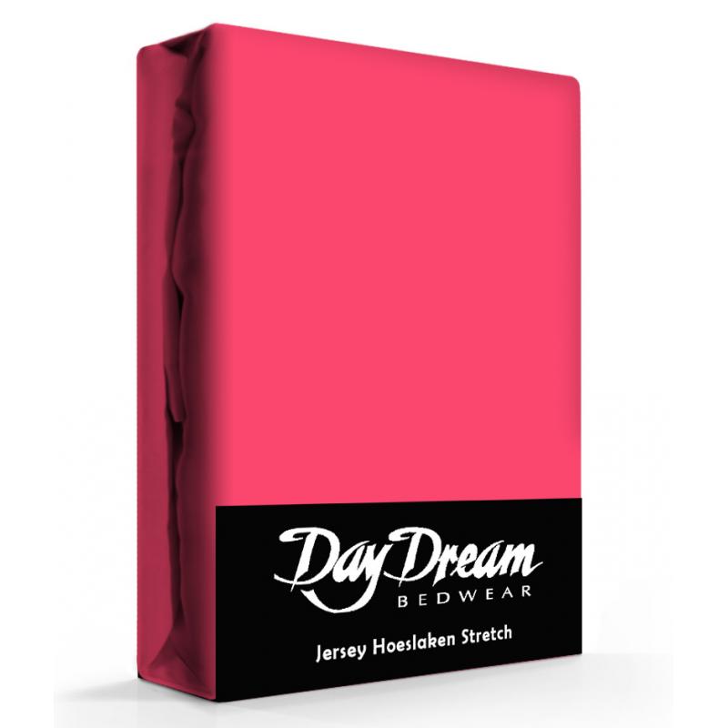 Day Dream Jersey Hoeslaken Fuchsia-140 x 200 cm